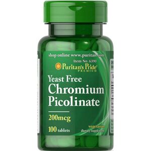 Puritan'S Pride Chromium Picolinate 200 Mcg Hefefrei - 100 Tabletten