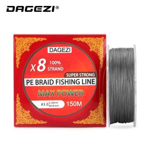 Dagezi 150m 8 Strang Geflochtene Angelschnur Multifilament Pe-Schnur 10-80lb Angelschnüre Zum Karpfenangeln