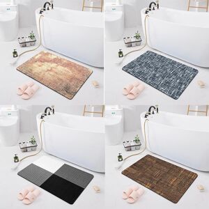Zeyimaoyi Badezimmer Saugfähige Rutschfeste Matte Fußmatte Duschraum Badewanne Teppich Toilette Toilettenboden Küchenteppich