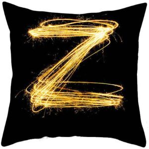 Hod Health&home 45 X 45 Cm Buchstaben-Kissenbezug Light Trail Z