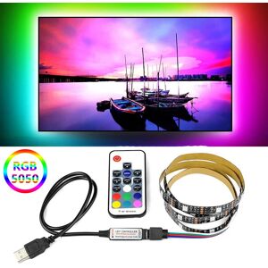 Malitai 0,5-5m Tv-Led-Hintergrundbeleuchtungsstreifen Usb 5050 Smd Rgb-Led-Streifen-Remote-Kit 5v