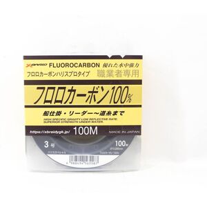 Ygk 100 % Fluorkohlenstoff-Vorfachschnur, 100 M, Größe 3, 20 Lb, 0,285 Mm (5587)