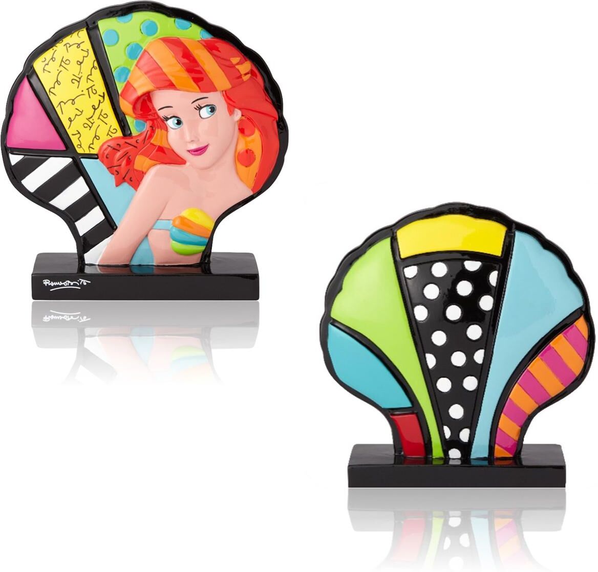 Britto [Q1851] - Schöpferfigur 'Ariel & The Shell' Mehrfarbig (Britto) - 12,5 Cm