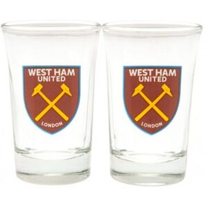 Schnapsglas-Set Mit Wappen Des West Ham United Fc (Packung Mit 2)