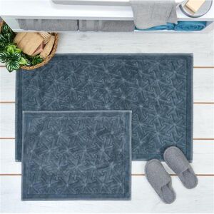 Evidea Bluenity Hakenbadematte Anthrazit 50x60 Cm + 60x100 Cm