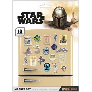 Star Wars: The Mandalorian Krieg Der Sterne: Das Mandalorianische Kühlschrankmagnet-Set (Packung Mit 18)