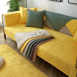 Feber Nordic Leaf Print Sofa Handtuch Vier Jahreszeiten Universal Sofa Abdeckungen Moderne Couch Schonbezug Für Wohnzimmer Rutschfeste Sofa Abdeckung