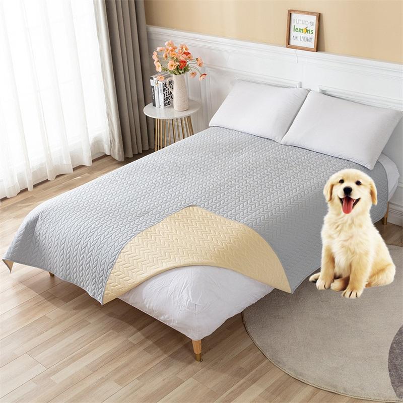 Furniture Component Wasserdichte Tagesdecke Für Kingsize-Bett, Kinder, Haustiere, Matratzenauflagen, Waschbar, Rutschfest, Hunde-Pipi-Pads, Schutzbezug, Bettlaken Für Hunde Und Katzen