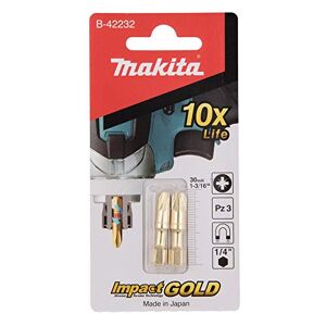 Makita B-42232 Impact Gold Shorton Bit Pz#3x1-3/16