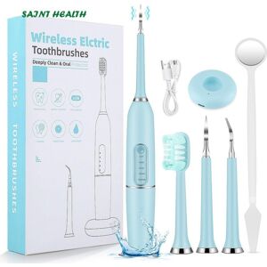 Saint Health 2 Funktion Elektrische Zahnbürste Und Zahnreiniger Dental Scaler Mit Sitz Ladegerät Entfernen Zahnstein Elektrische Zahnbürste Haushalt Schönheit