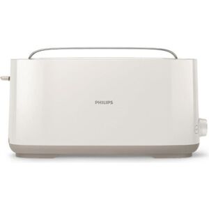 Philips Hd2590/00 Toaster – 1 Schlitz – Einstellbarer Thermostat – Aufwärm- Und Auftaufunktion – Weiß