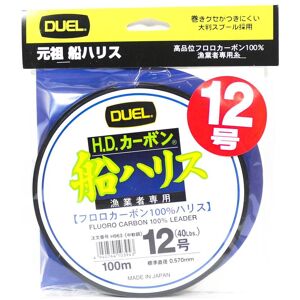 Yo Zuri Duel Fune Vorfach Fluorocarbon 100m Größe 12 40lb 0.57mm H963 (3943)