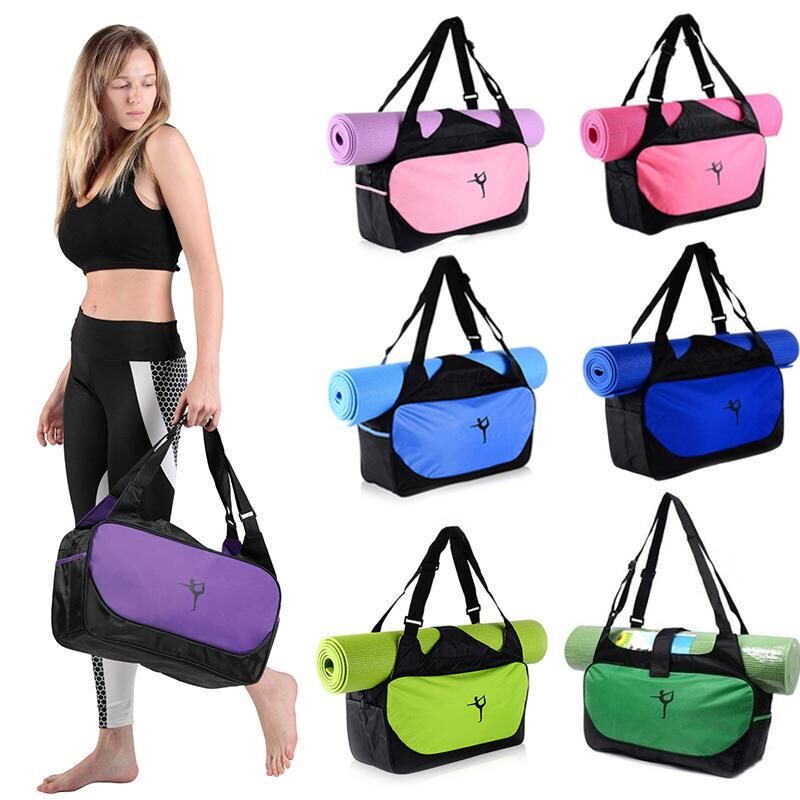 Living Homes Damen Yoga Gym Workout Mat Tote Bag Wasserdichte Sport Fitness Gepäck Duffle Bag