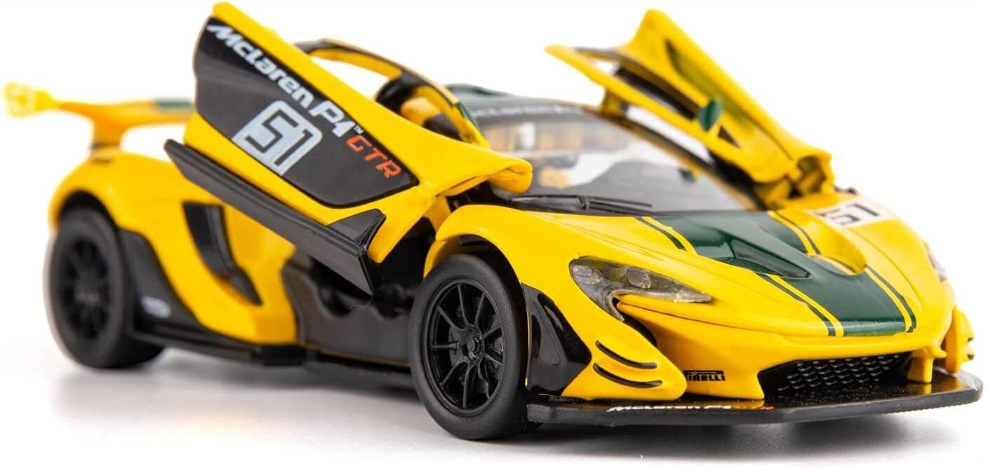 Fourall- Model Cars 1:Mclaren P1 Druckguss-Modellautos Im Maßstab 32, Spielzeugautos, Spielzeugauto Zum Zurückziehen Aus Legierung Mit Ton Und Licht, Spielzeug Für Mädchen Und Jungen, Kinderspielzeug