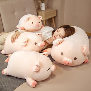 Toy Tribe Simuliertes Schwein, Großes Kissen, Niedliches Liegendes Schwein, Stofftierpuppe, Mädchen, Das Puppe Auf Dem Bett Hält