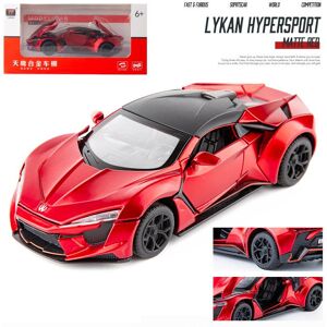 Fourall- Model Cars 1:Maßstab 32: Lykan Hypersport, Legierung, Rückziehauto, Druckguss-Modell, Spielzeug, Dekorativ, Mini-Fahrzeuge, Spielzeug Für Kinder, Freund Und Junge Leute Als Geschenk