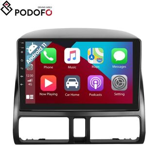 Kaufe Podofo 1 Din 7 Zoll Android 10.1 Autoradio Autoradio Unterstützung  Wireless Carplay und Android Auto GPS Navigation Wifi Bluetooth USB FM  Rückansicht