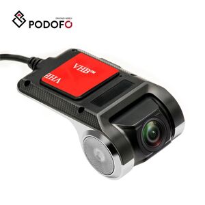 Podofo Auto-Dvr-Kamera, Usb-Fahrrekorder, Hd 1080p, Nachtsicht, Dash-Kamera, 170° Weitwinkel-Autorekorder, Fahrvideo Für Android