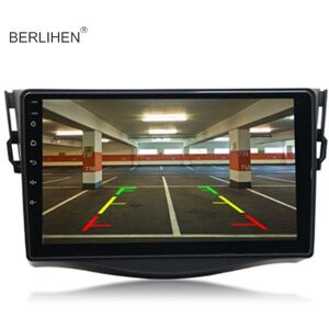 Berlihen 9-Zoll-Auto-Mp5-Player, Gps-Navigator, Bluetooth, Hd-Touchscreen, Freisprechanruf, Auto-Multimedia-Player Für Rav4 07–11, Android 10.0