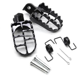 Vehiclekit Fußrasten-Set Aus Schwarzem Aluminium, Ersatz Für Yamaha Yz125 Yz250 Pw50 Pw80 Bw80 Dt50 Rt100 Rt180