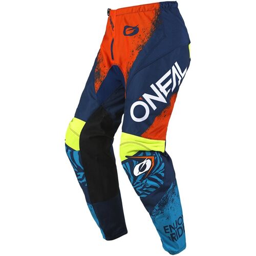 We Cycle O' Neal Element Shocker Youth Kinder MX DH MTB Pant Hose lang blau/orange 2026 Oneal 22 (110/116)