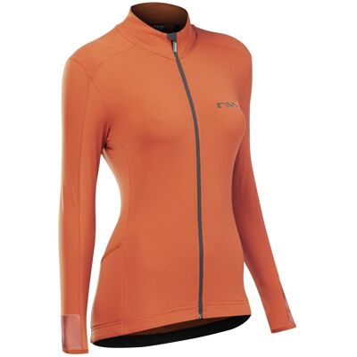 Northwave Fahrenheit Ls Damen Trikot - Orange - Jersey Northwave Fahrenheit Ls Damen Trikot - Orange - Jersey