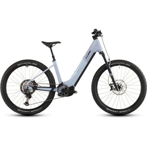 We Cycle Cube Reaction Hybrid SLX 800 27.5' ' Easy Entry E-Bike MTB Pedelec gauzegrey/iceblue 2026 M (170-177cm)   E-Bikes