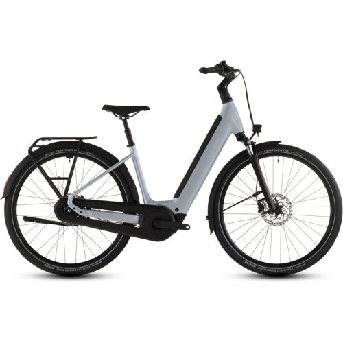 We Cycle Cube Supreme Hybrid Comfort ONE 600 26' ' / 28' ' Easy Entry E-Bike City Pedelec foggrey/reflex 2026 42cm (158-166cm)   E-Bikes