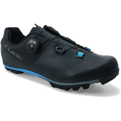 We Cycle Cube Peak Pro MTB Fahrrad Schuhe schwarz/blau 2026 48 We Cycle Cube Peak Pro MTB Fahrrad Schuhe schwarz/blau 2026 48