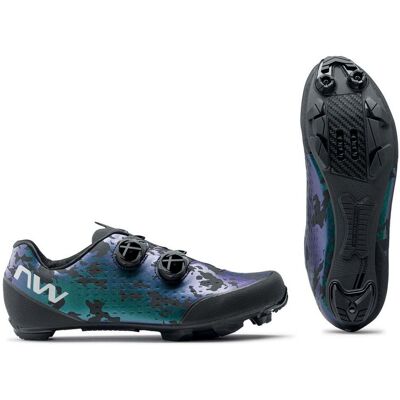We Cycle Northwave Rebel 3 MTB Fahrrad Schuhe irisierend grün/lila/schwarz 2024 36 We Cycle Northwave Rebel 3 MTB Fahrrad Schuhe irisierend grün/lila/schwarz 2024 36