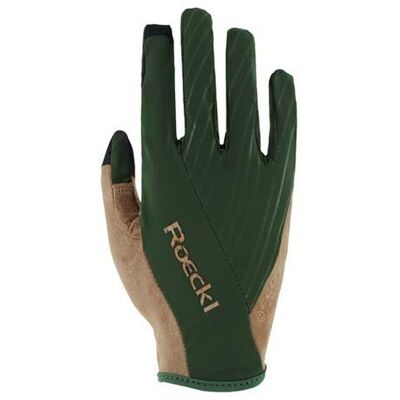 We Cycle Roeckl Malvedo Fahrrad Handschuhe lang grün/beige 2024 7.5 We Cycle Roeckl Malvedo Fahrrad Handschuhe lang grün/beige 2024 7.5