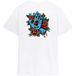 Santa Cruz Skateboards T-Shirt Screaming Flash Center Weiss - Weiß - Unisex - Size: L