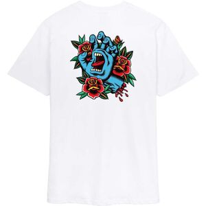 Santa Cruz Skateboards T-Shirt Screaming Flash Center Weiss - Weiß - Unisex - Size: XL