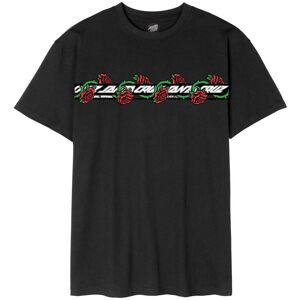 Santa Cruz Skateboards T-Shirt Dressen Roses Schwarz - Schwarz - Unisex - Size: S