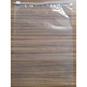 Eigenmarke 100 Ziehverschlussbeutel 225x310 mm 60 Mikron transparent