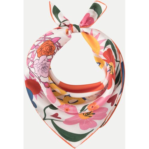 Codello Seidentuch Bisou Flowers, Größe 53x53cm Mehrfarbig