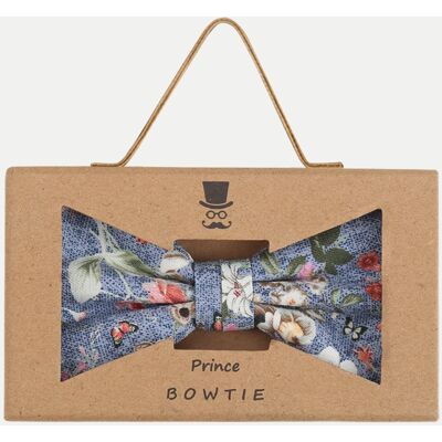 Prince Bowtie Fliege Griffbox Blum Blau Prince Bowtie Fliege Griffbox Blum Blau