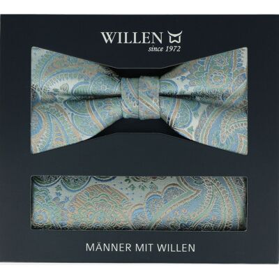 Willen Fliege + Einstecktuch Set Mehrfarbig Willen Fliege + Einstecktuch Set Mehrfarbig