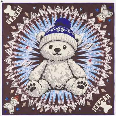 Codello Seiden-Nicki-Tuch mit Eisbär-Motiven Mehrfarbig Codello Seiden-Nicki-Tuch mit Eisbär-Motiven Mehrfarbig