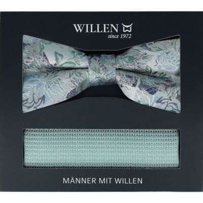 Willen Fliege + Einstecktuch Set Mehrfarbig Willen Fliege + Einstecktuch Set Mehrfarbig