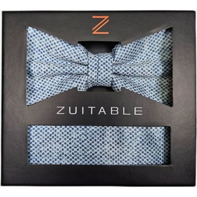 Zuitable Box mit Fliege & Einstecktuch Blau Zuitable Box mit Fliege & Einstecktuch Blau