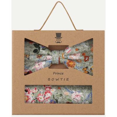 Prince Bowtie Set Fliege+Tuch flower Mehrfarbig Prince Bowtie Set Fliege+Tuch flower Mehrfarbig
