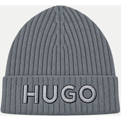 HUGO Unisex Mütze Grau HUGO Unisex Mütze Grau