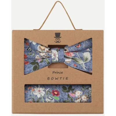 Prince Bowtie Set Fliege+Tuch flower Mehrfarbig Prince Bowtie Set Fliege+Tuch flower Mehrfarbig