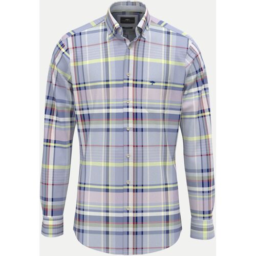 Fynch-Hatton Casual-Fit Karohemd Washed Oxford, Größe M Mehrfarbig