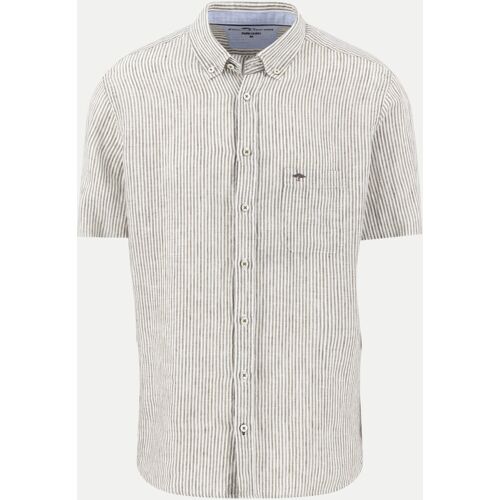 Fynch-Hatton Kurzarmhemd Aus Leinen, Größe L Beige