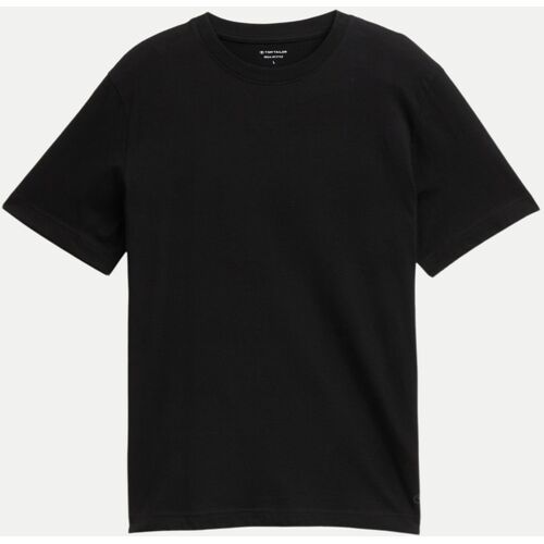 Tom Tailor Basic T-Shirts Im 2er-Pack, Größe Xxl Schwarz