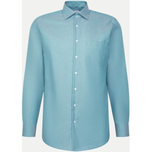 Seidensticker Hemd New Kent, Größe 46 Blau