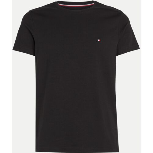 Tommy Hilfiger Rundhals T-Shirt, Größe M Schwarz