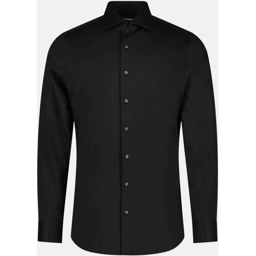 Roy Robson Langarm Hemd, Größe 42 Schwarz